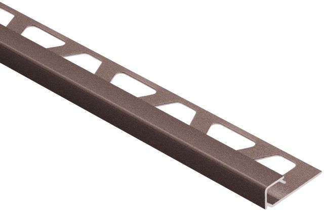 QUADEC Square Edge Profile Anodized Aluminum Bronze 5/16" (8 mm) x 10'