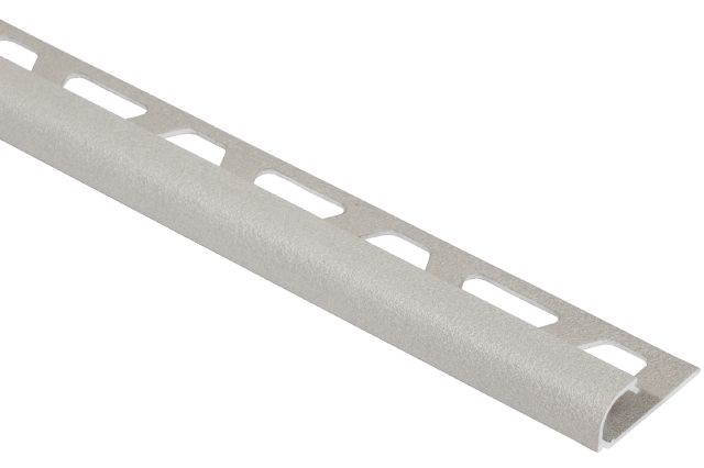 RONDEC Bullnose Edge Trim Aluminum Greige 5/16" (8 mm) x 10'