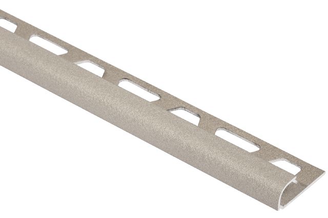 RONDEC Bullnose Edge Trim Aluminum Cream 5/16" (8 mm) x 10'