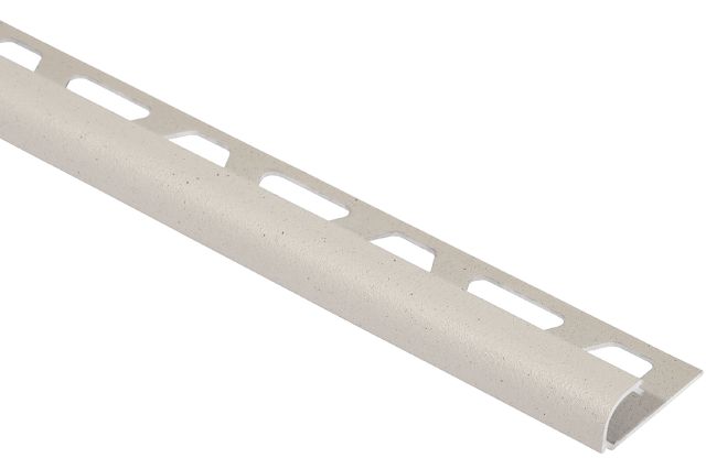 RONDEC Bullnose Edge Trim Aluminum Ivory 5/16" (8 mm) x 10'