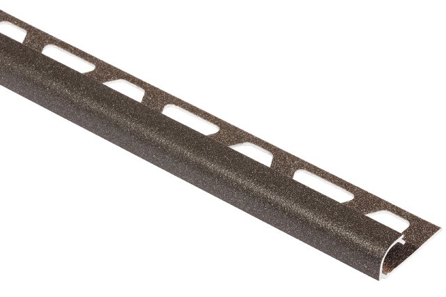 RONDEC Bullnose Edge Trim Aluminum Light Anthracite 5/16" (8 mm) x 10'
