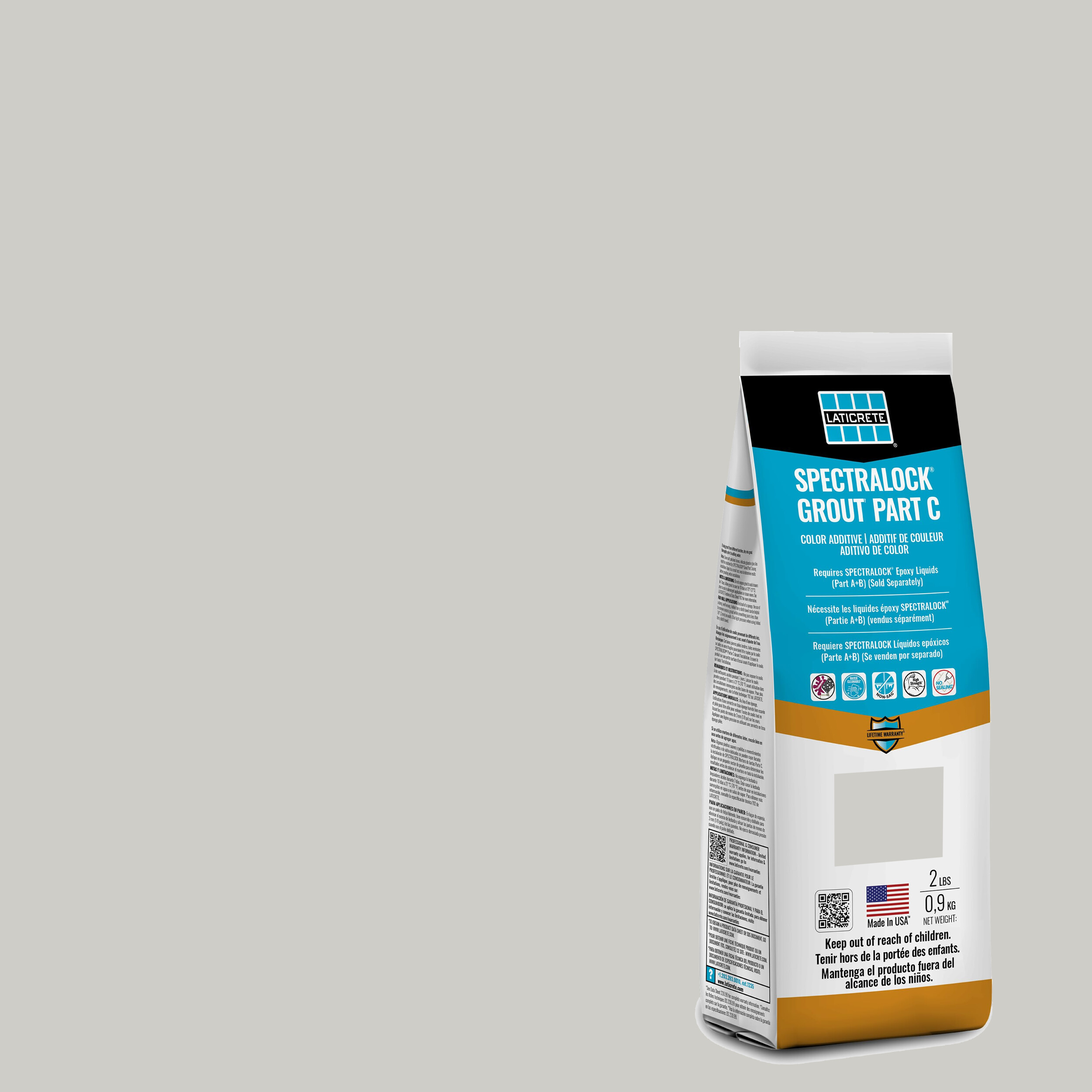 Spectralock Pro Premium Grout Part C Colored Powder #1209 Frosty 2 lb