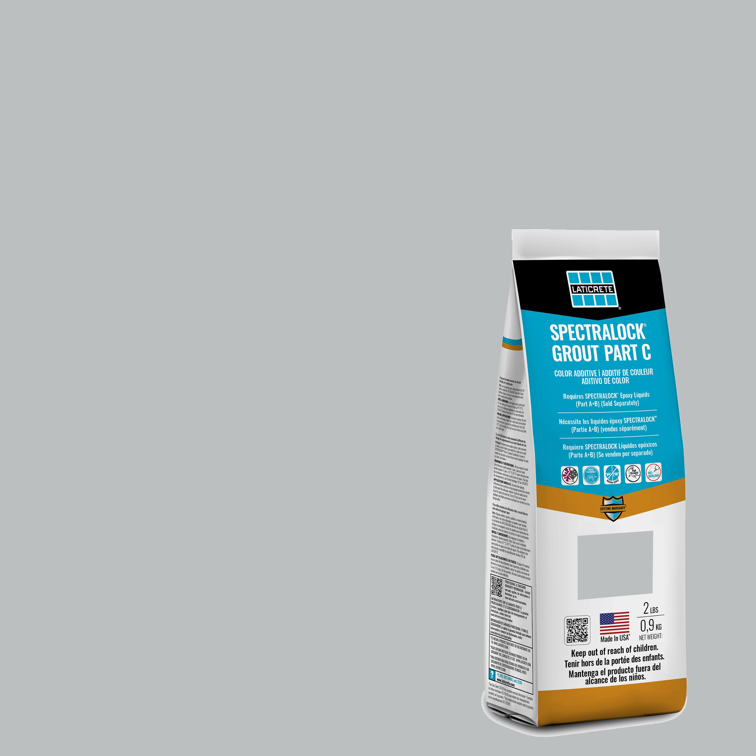 Spectralock Pro Premium Grout Part C Colored Powder #1296 Steamship 2 lb