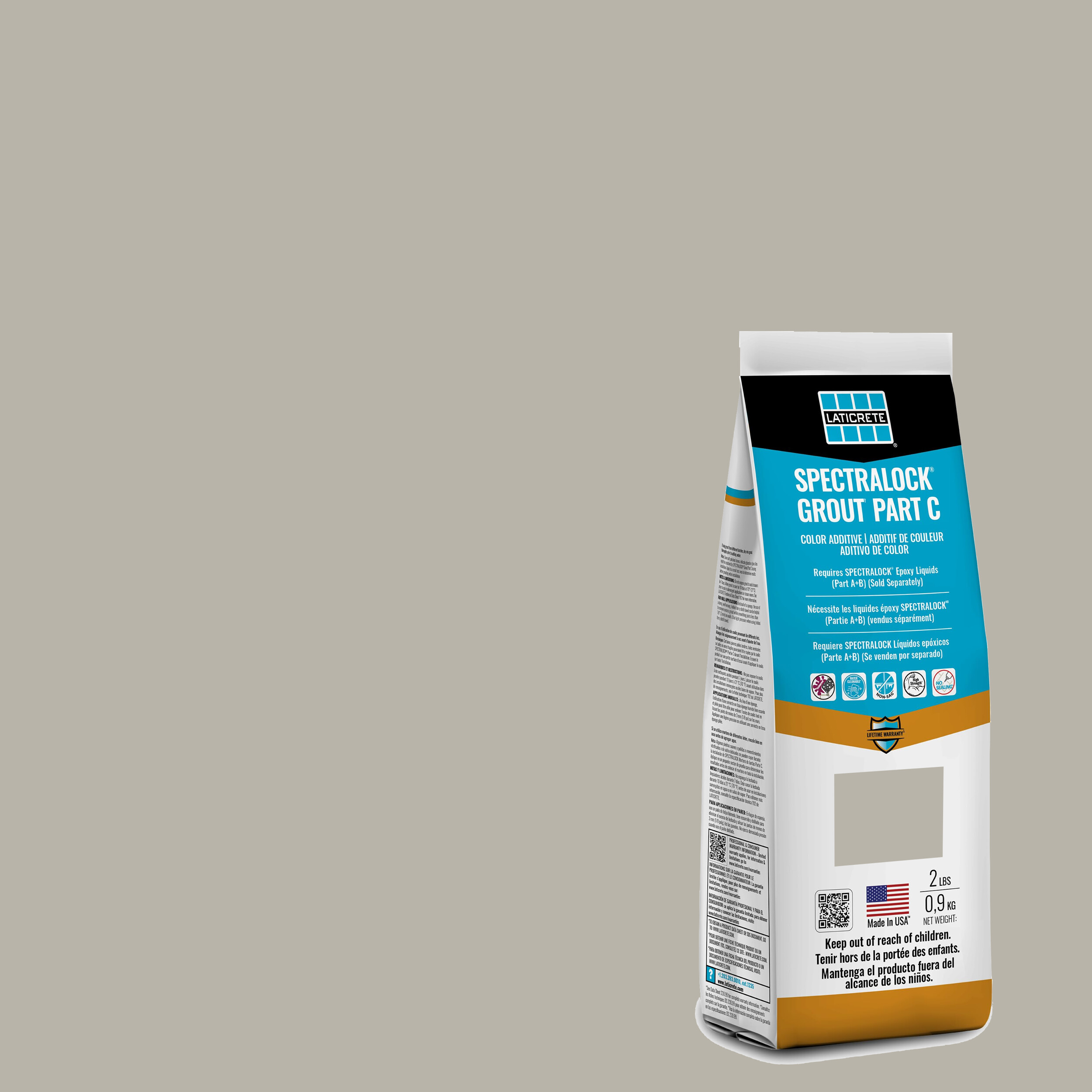 Spectralock Pro Premium Grout Part C Colored Powder #1297 Iron 2 lb