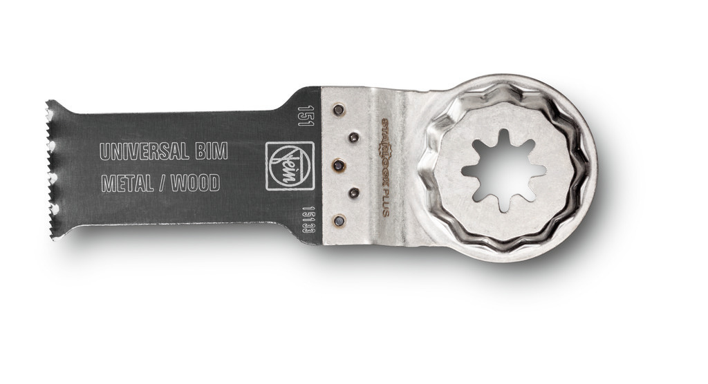 Lame de scie universelle E-Cut avec fixation Starlock Plus 1-1/8" x 2-3/8"