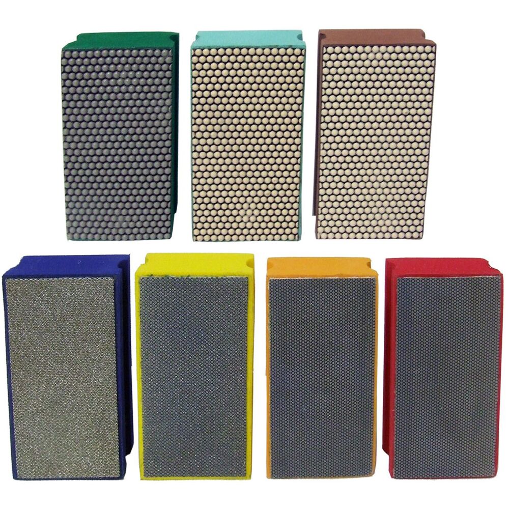 Diamond Hand Polishing Pad Kit with Resin Bond
