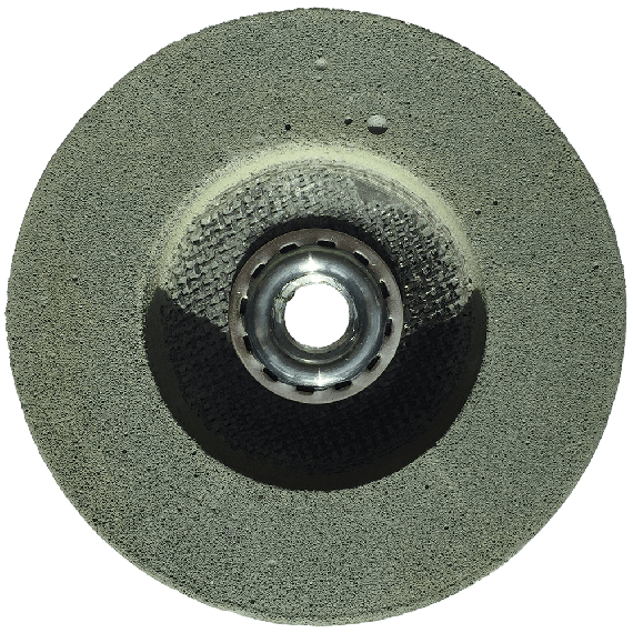 Dry Polishing Wheel PVA VP Yellow 600 Grit 4-1/2"