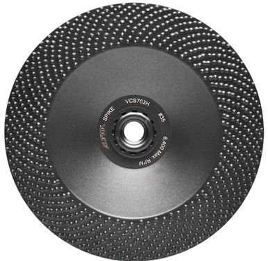 Disque à l'eau/à sec pour décapage de revêtements Spike grain 35 - 7"