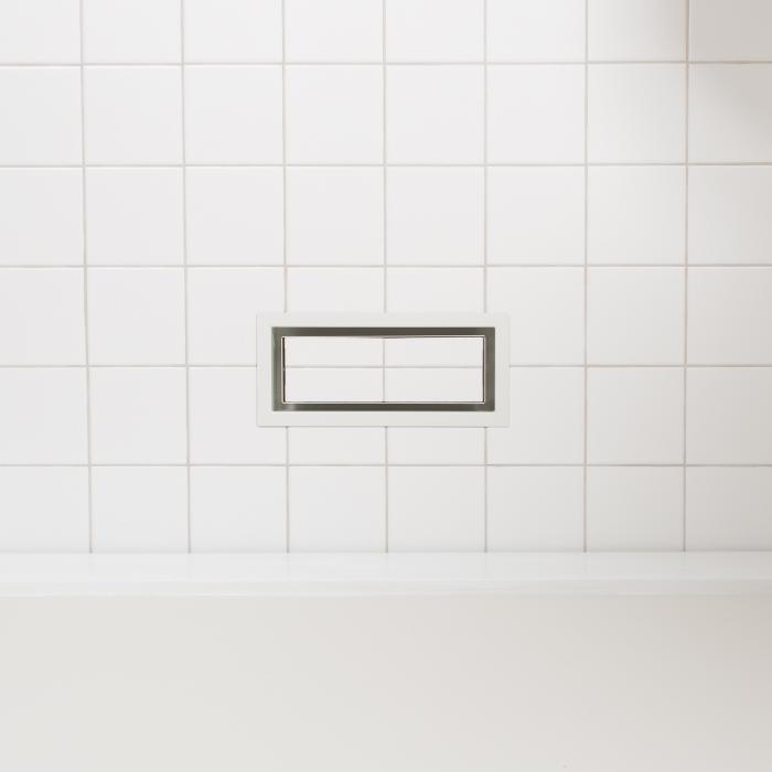 Framed Floor Vent OG Appliance White 4" x 10"