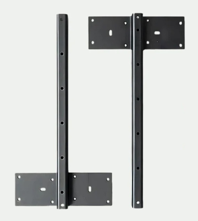 Floating Shower Brack Kit Luxe Matte Black 14" (Pack of 2)