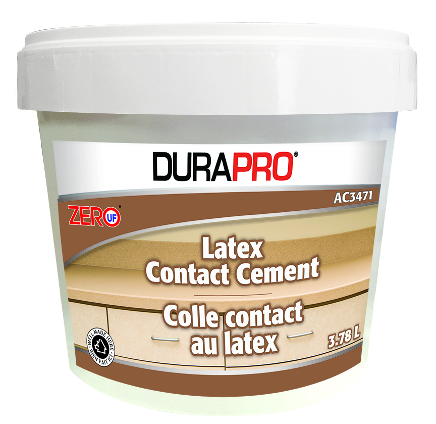 Contact Cement DuraPro Latex White 3.78 L
