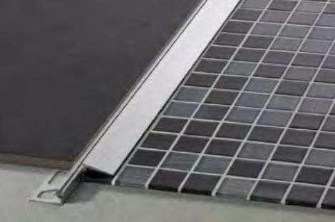 RENO-VB Transition Profile Anodized Aluminum Satin 1-3/16" (30 mm) x 8' 2 1/2"