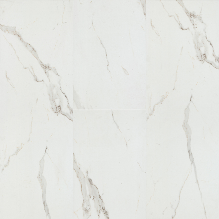 Vinyl Tile StoneCast Monumental Plus Honed Carrara Click Lock 12" x 36"