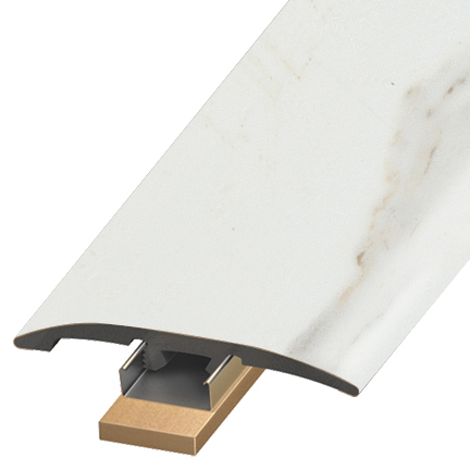 Vinyl Monumental Plus Honed Carrara Slim Transistion 94"