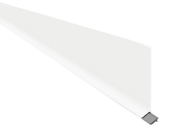 DESIGNBASE-SL Wall Base Profile Aluminum White Matte 2-3/8" (60 mm) x 8' 2 1/2"