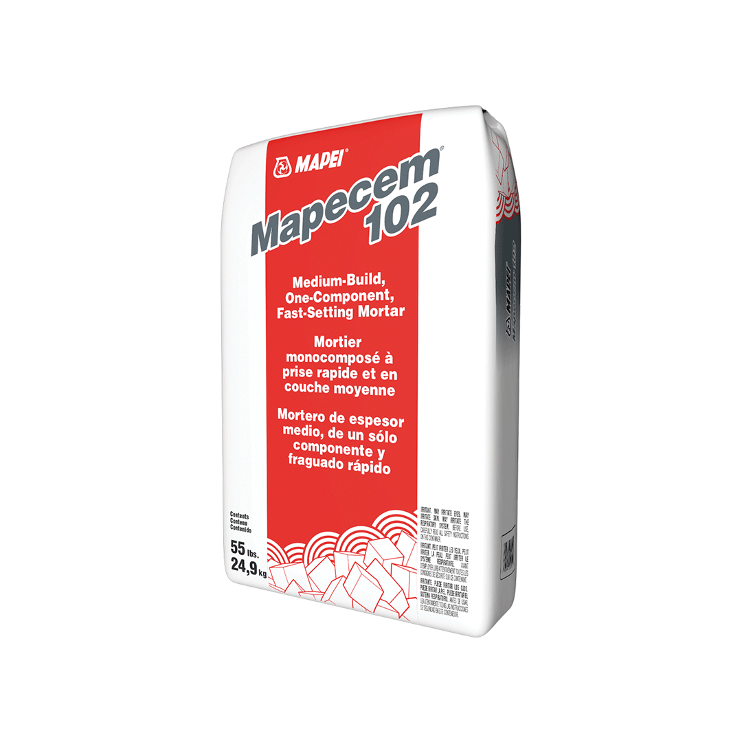 Mapecem 102 Medium-Build Fast-Setting Mortar 55 lb
