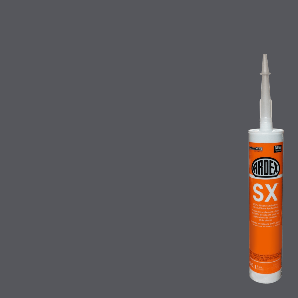 SX 100% Silicone Sealant for Tile & Stone - Cast Iron #22 - 10.1 oz