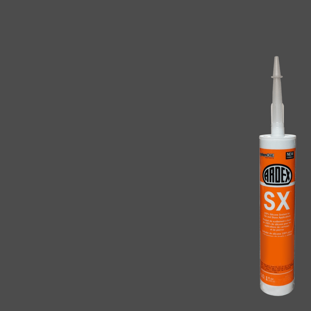 SX Scellant 100%-silicone pour carreaux et pierres - Charcoal Dust #23 - 10.1 oz