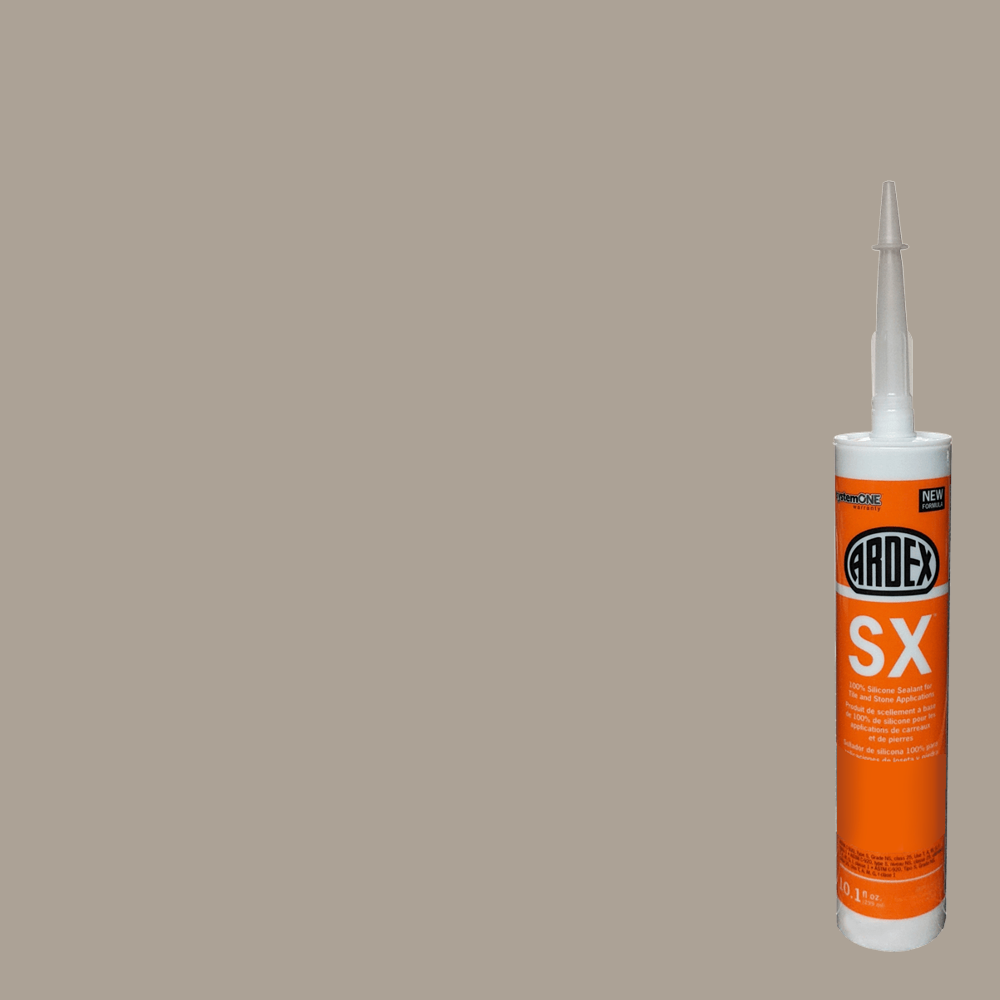 SX Scellant 100%-silicone pour carreaux et pierres - Dove Gray #18 - 10.1 oz