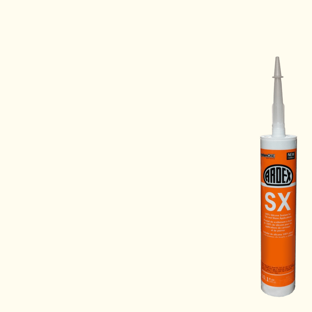 SX Scellant 100%-silicone pour carreaux et pierres - Polar White #01 - 10.1 oz