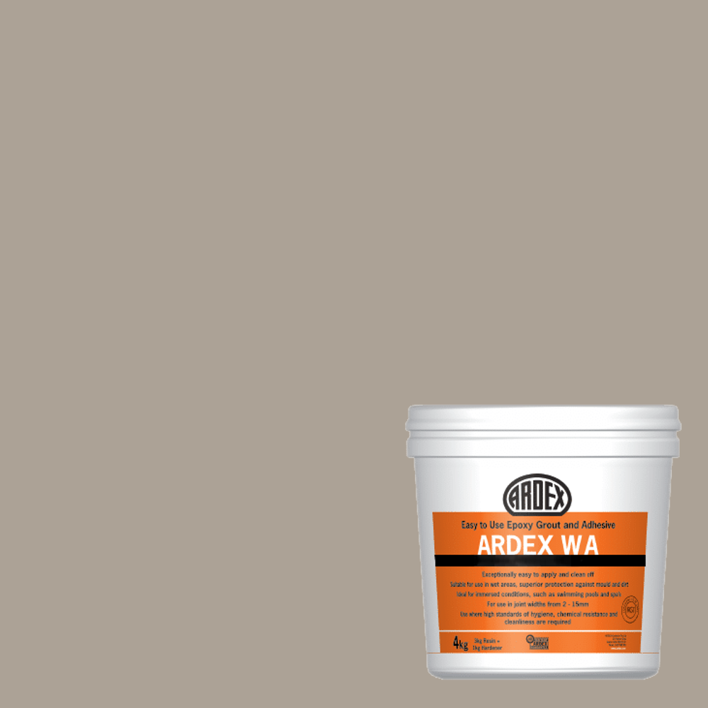 WA High Performance 100%-Solids Epoxy Grout - Dove Gray #18 - 4 kg
