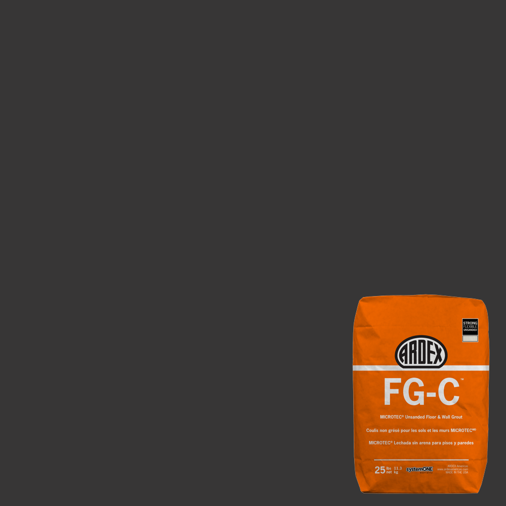 FG-C MICROTEC Unsanded Grout - Black Licorice #24 - 25 lb