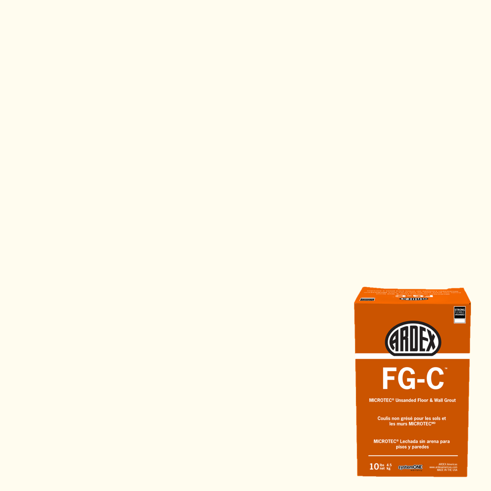 FG-C MICROTEC Unsanded Grout - Polar White #01 - 10 lb