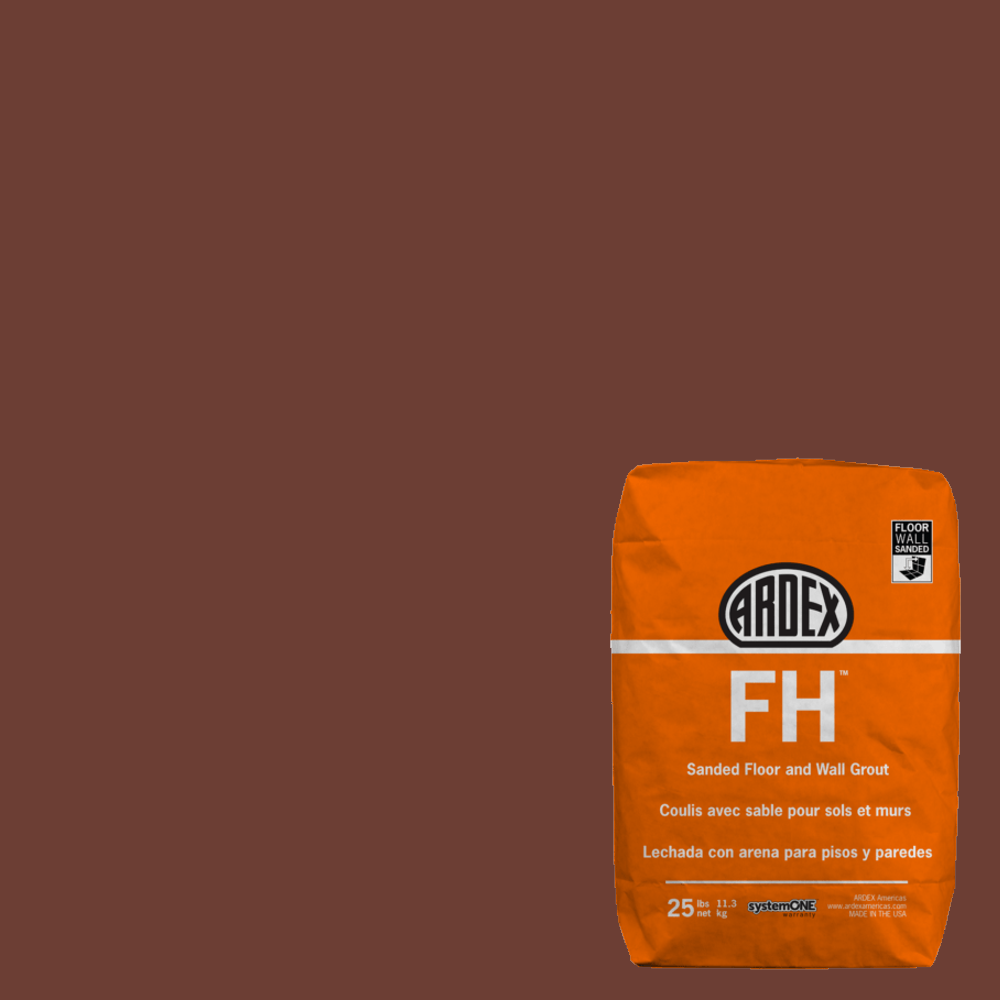 FH Sanded Floor & Wall Grout - Baked Terra Cotta #32 - 25 lb