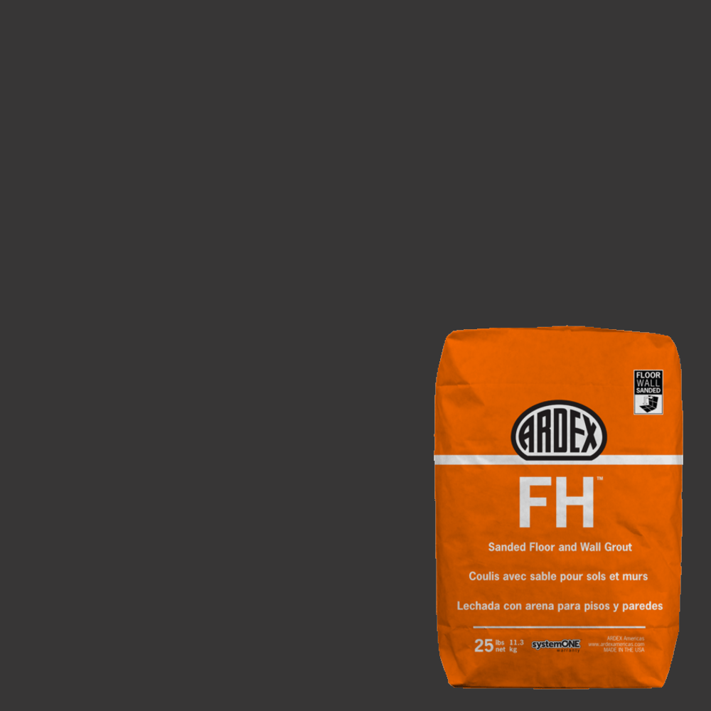 FH Sanded Floor & Wall Grout - Black Licorice #24 - 25 lb