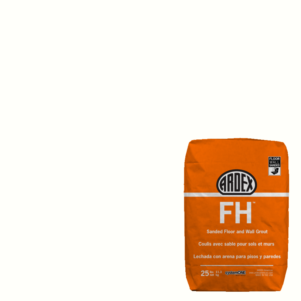FH Sanded Floor & Wall Grout - Brilliant White #35 - 25 lb