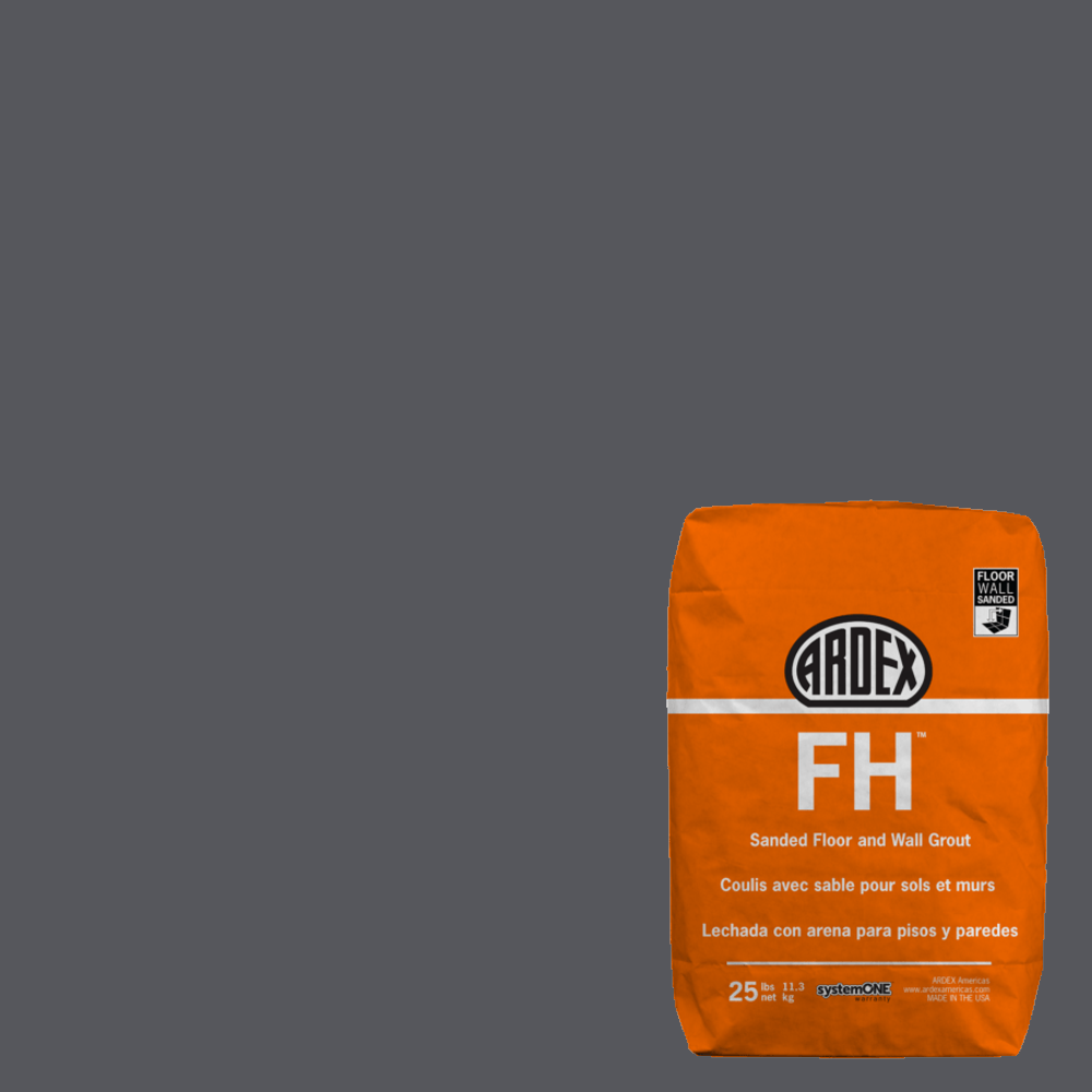 FH Sanded Floor & Wall Grout - Cast Iron #22 - 25 lb