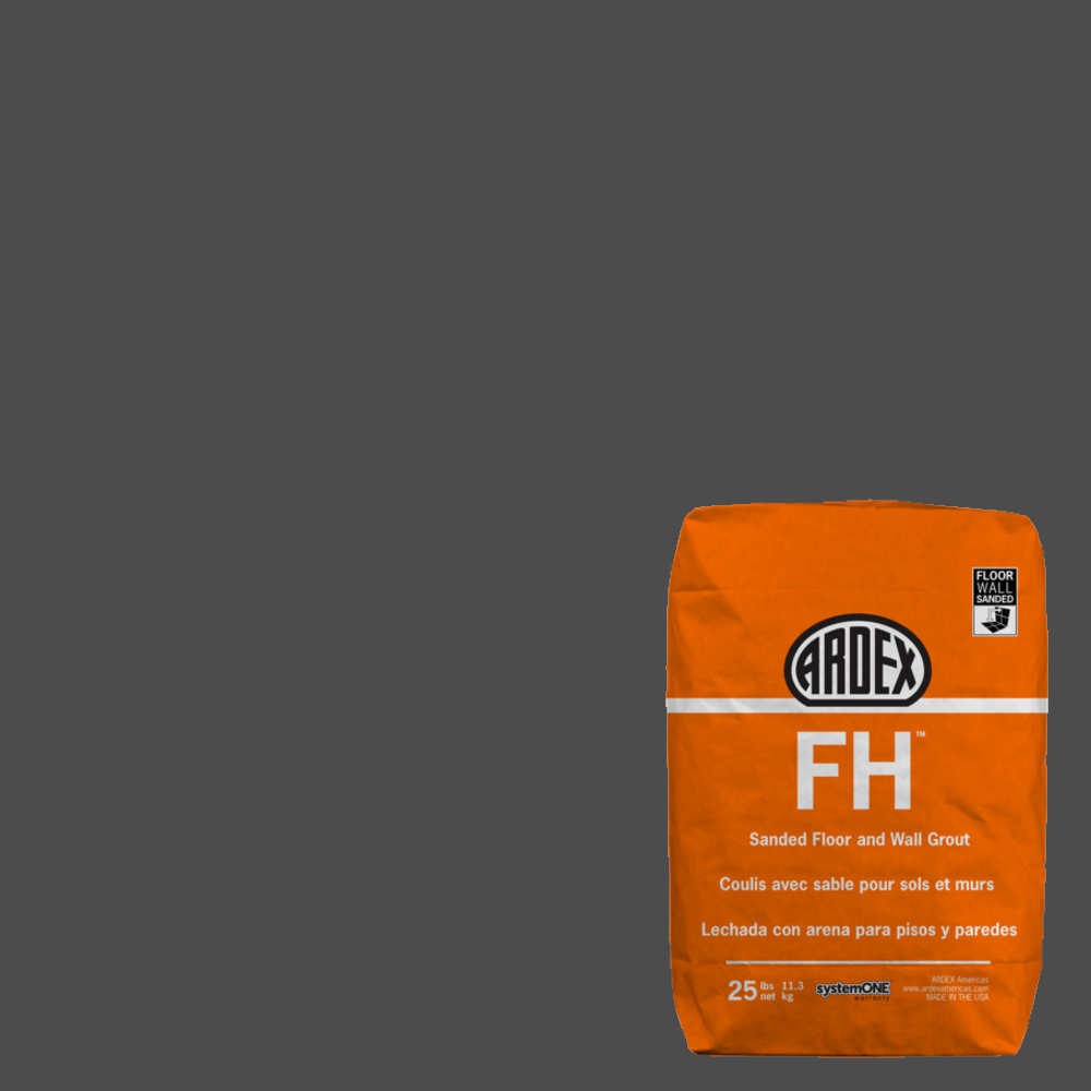 FH Sanded Floor & Wall Grout - Charcoal Dust #23 - 25 lb