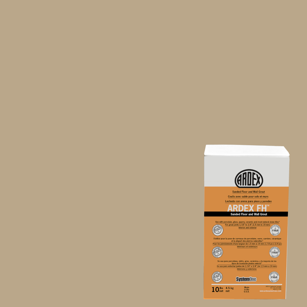 Ardex - FH Sanded Floor & Wall Grout - Vintage Linen #08 - 10 lb ...