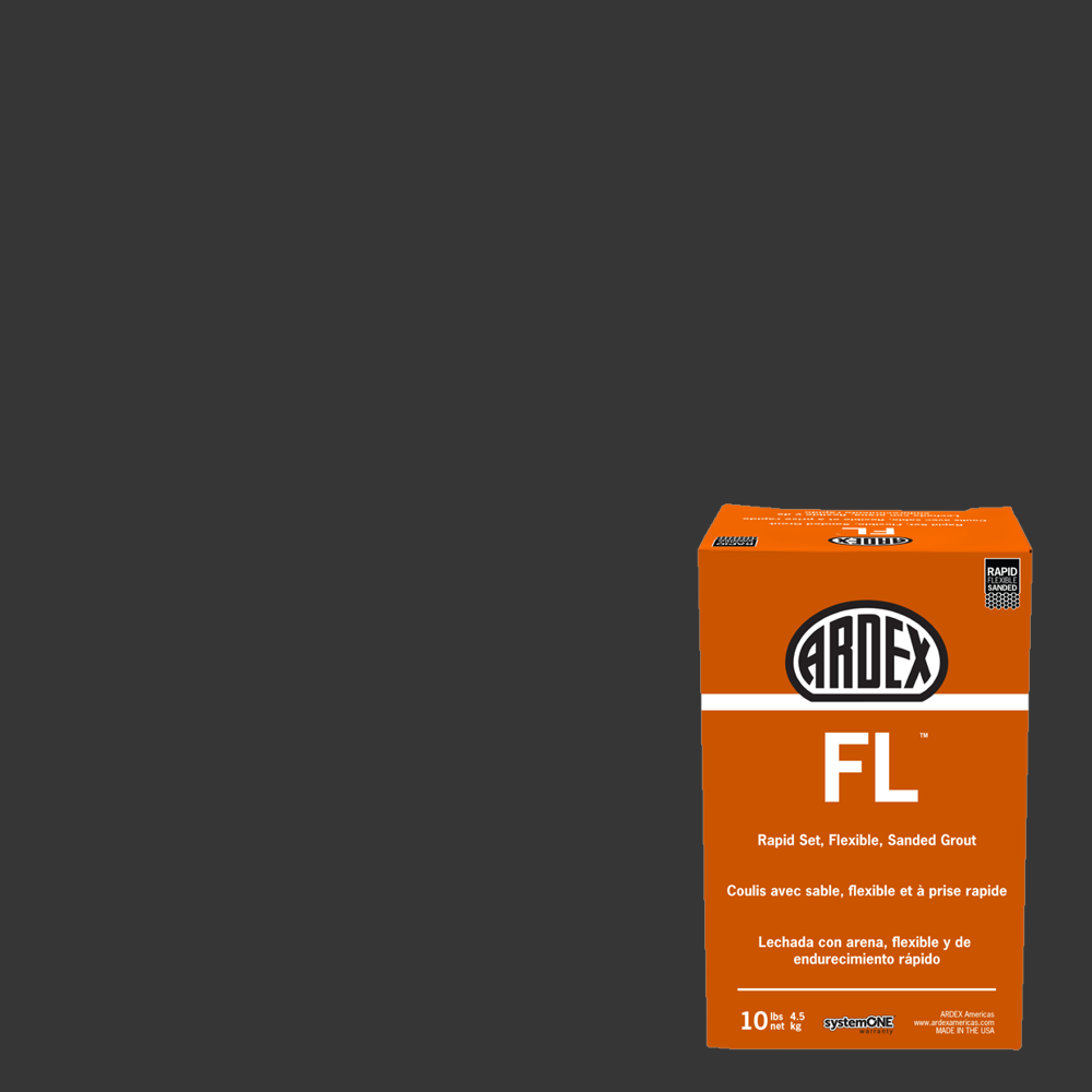 FL Rapid-Set Flexible Sanded Grout - Black Licorice #24 - 10 lb