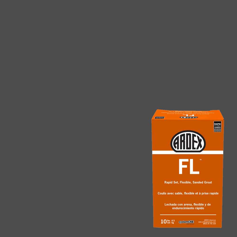FL Rapid-Set Flexible Sanded Grout - Charcoal Dust #23 - 10 lb