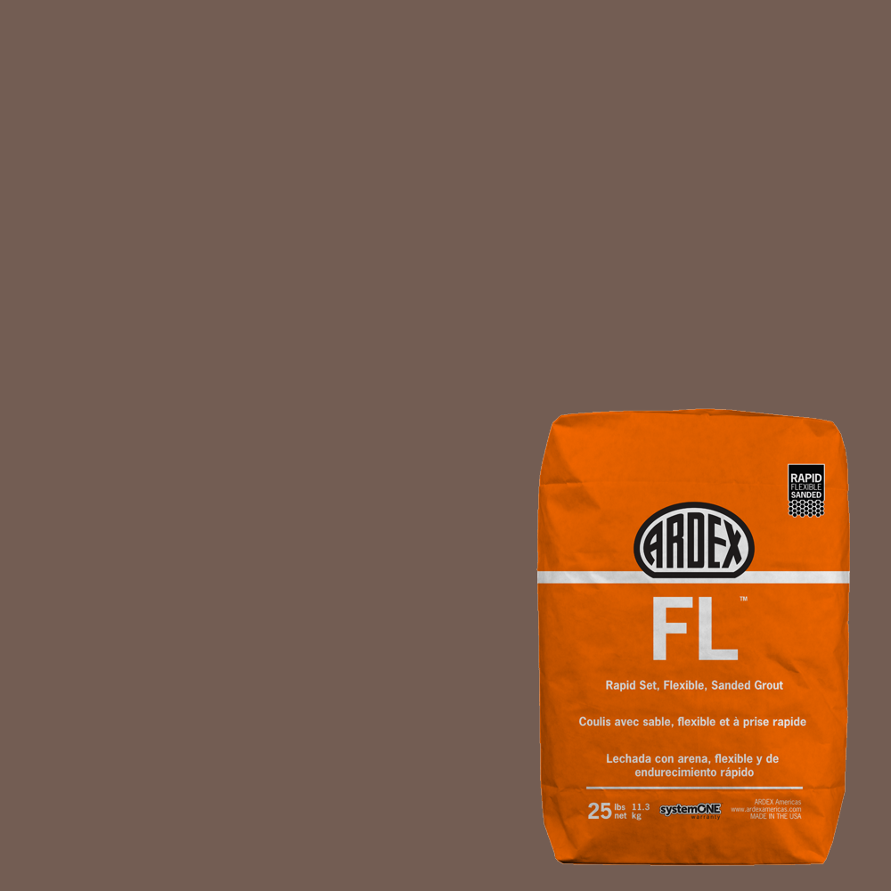 FL Rapid-Set Flexible Sanded Grout - Coffee Bean #17 - 25 lb