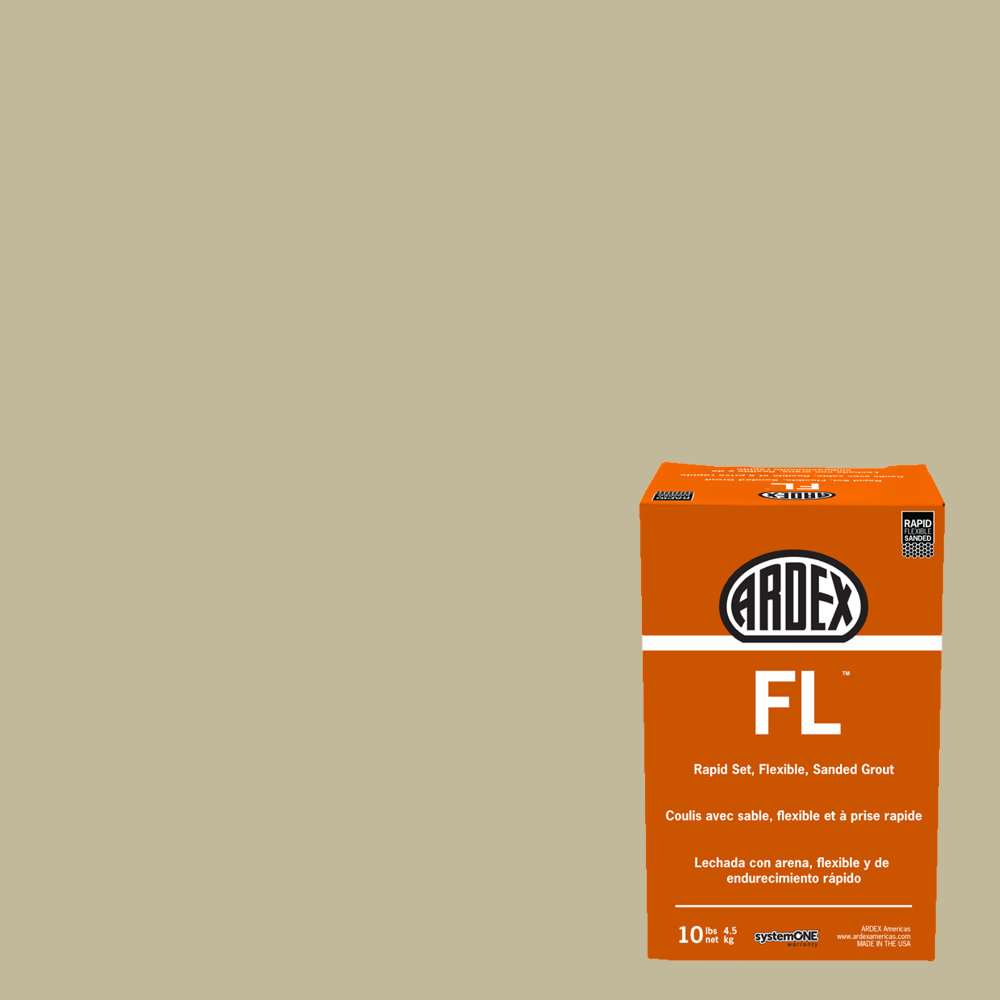 FL Rapid-Set Flexible Sanded Grout - Natural Almond #09 - 10 lb