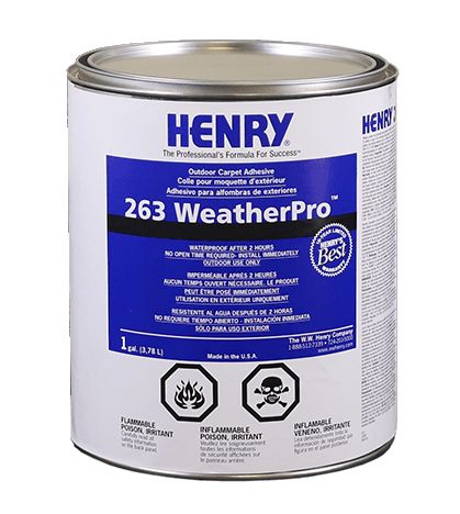 263 WeatherPro Outdoor Carpet Adhesive - 3.78 L
