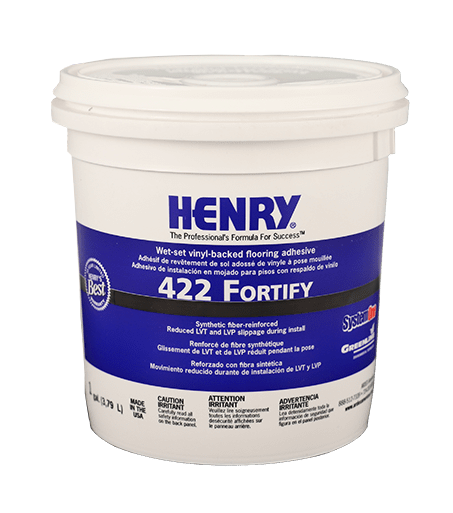 422 Fortify Wet-Set Vinyl-Backed Flooring Adhesive - 3.78 L
