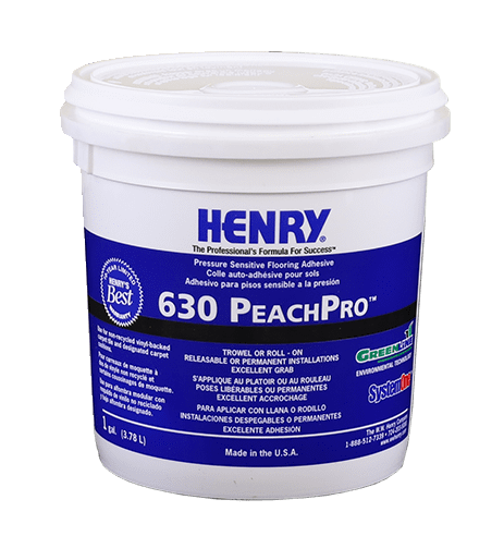 630 PeachPro Pressure Sensitive Flooring Adhesive - 3.78 L