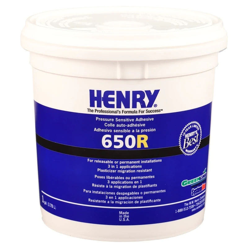 650-R Releasable Bond Pressure Sensitive Adhesive - 3.78 L