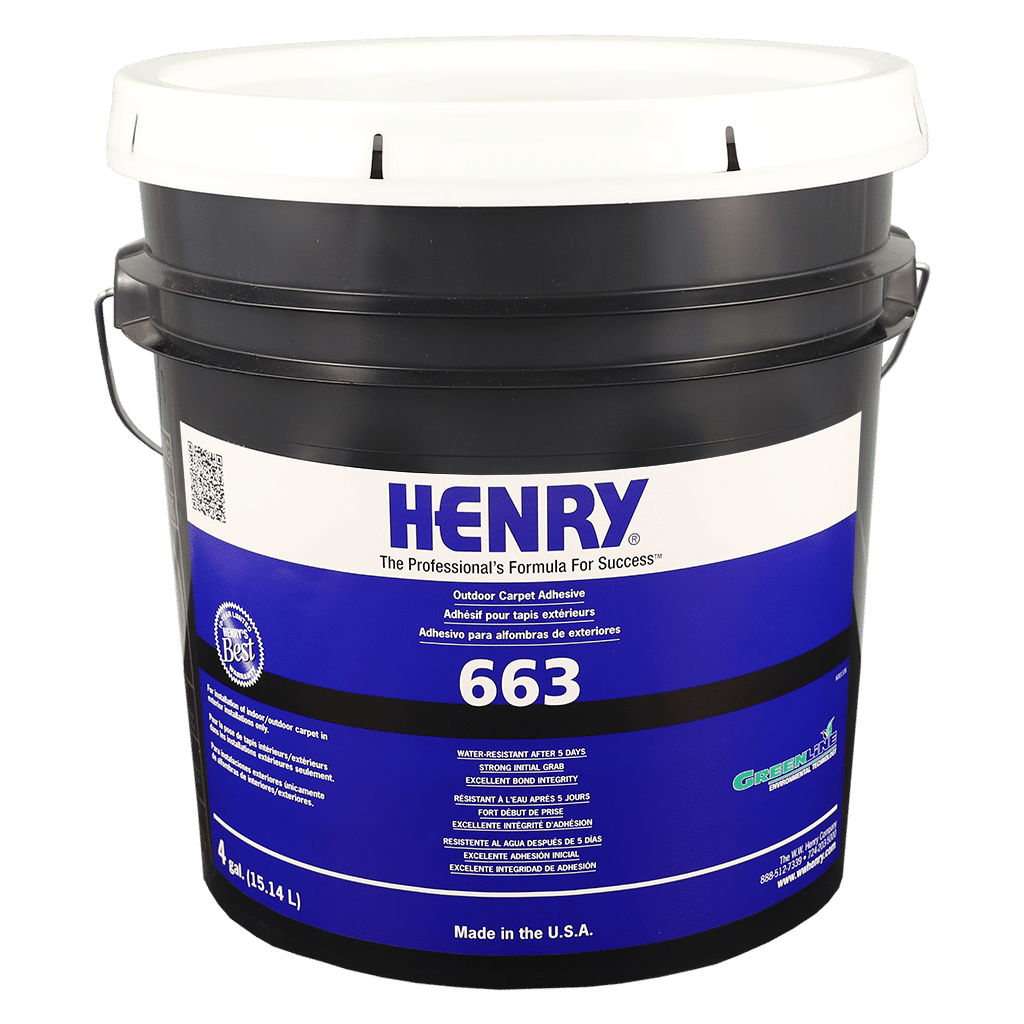 663 Adhésif pour tapis d'extérieur - 15.14 L