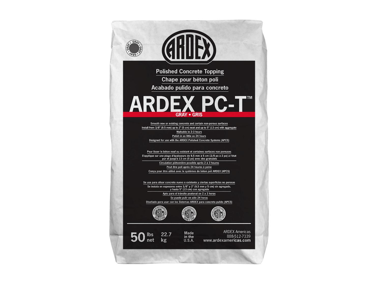 PC-T Polished Concrete Topping, Gray - 50 lb