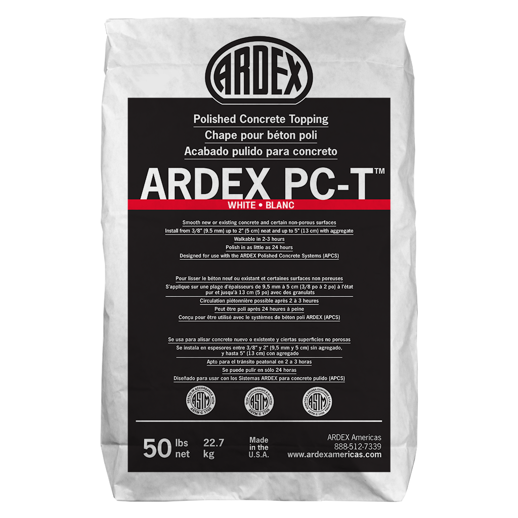PC-T Polished Concrete Topping, White - 50 lb