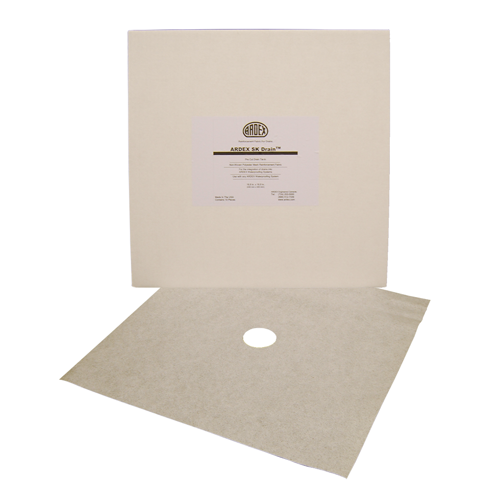 SK Drain Pre-Cut Drain Tie-In Fabric - 16.75" x 16.75"