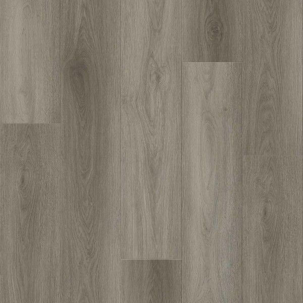 Planches de vinyle Signature XP Pewter Collé au sol 7-9/16" x 48-7/16"