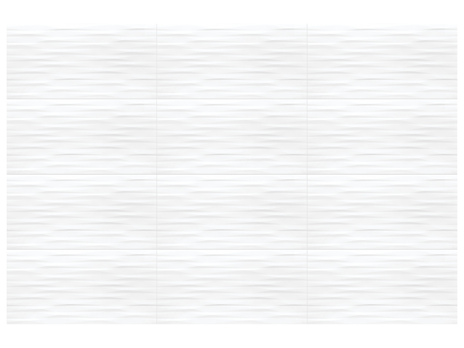 Wall Tile Linea White Modulation Glossy 12" x 24"
