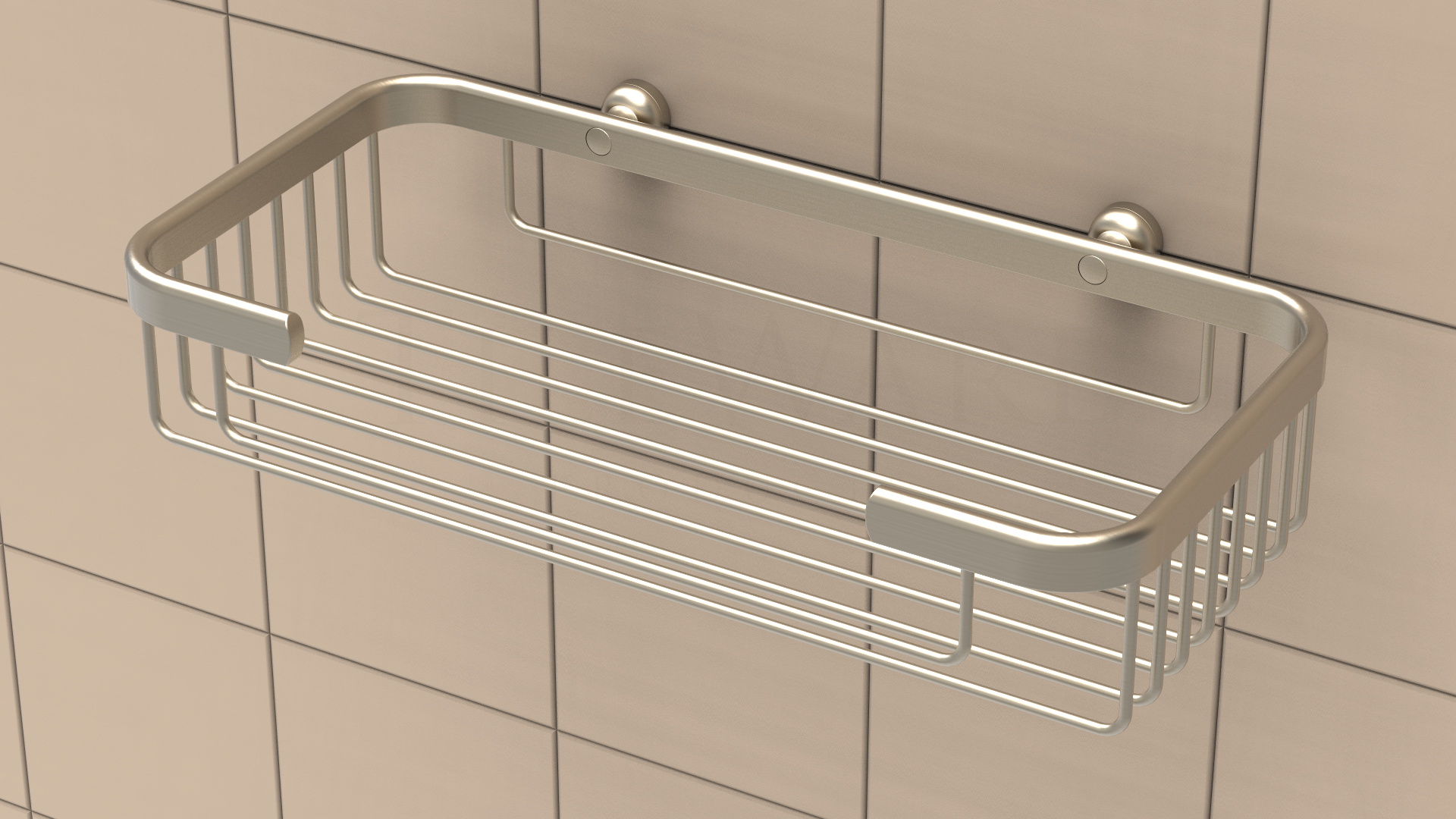 Shampoo Basket Promessa Series Brushed Nickel