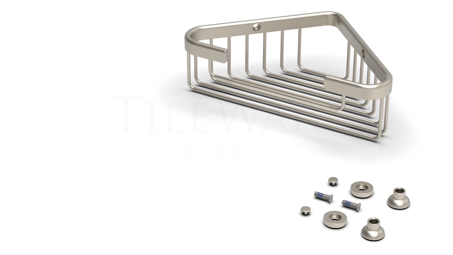 Deep Corner Soap Basket Promessa Series Brushed Nickel
