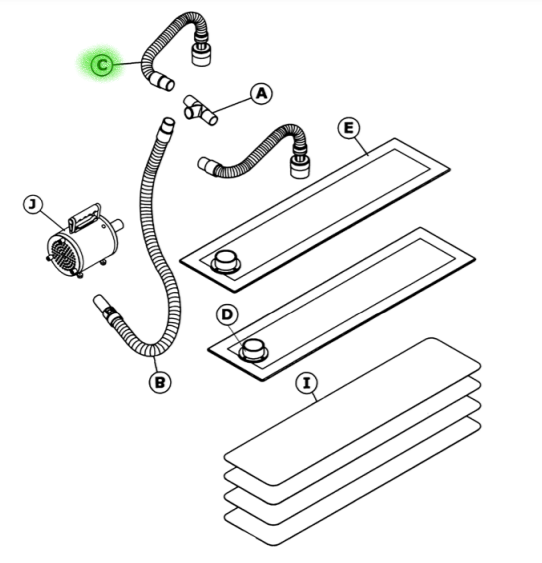 Flexible Hose - 15" for No. 280